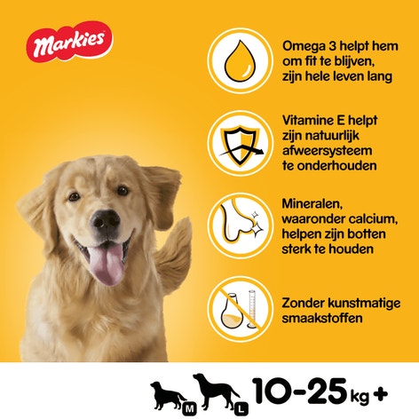 PEDIGREE® MARKIES™ Snacks voor honden Originele Doos 500g image 1