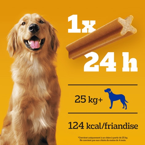 PEDIGREE Dentastix Bâtonnets hygiène bucco-dentaire pour grand chien 28x1080g image 1