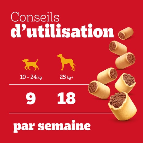 PEDIGREE Markies Biscuits fourrés pour chien 500g image 1