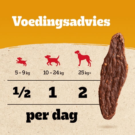 Pedigree® Ranchos ™ JERKIES met natuurlijke snacks voor honden 70G image 1