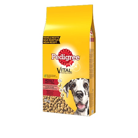 Pedigree croquettes au bœuf pour grand chien adulte 15kg
