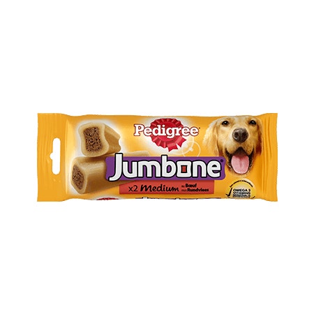 Pedigree Jumbone Medium Rund 2 stuks 200g