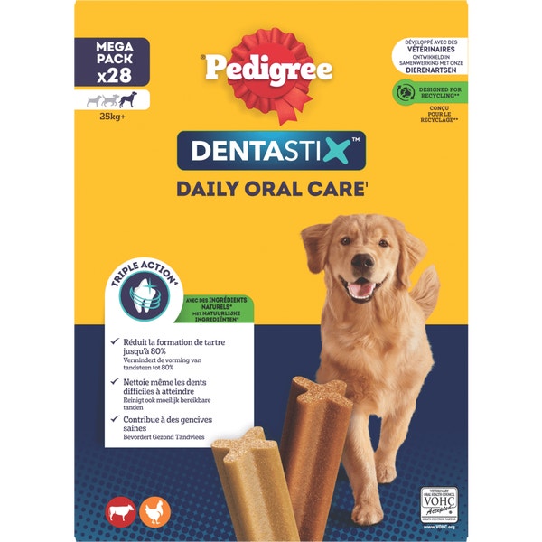Pedigree Dentastix Maxi - Gebitsverzorgende snack - 28 stuks image 1
