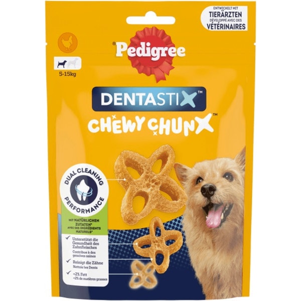 Pedigree® DENTASTIX™ Chewy Chunx Saveur Poulet Pour Chiens De 5 À 15kg, 68g image 1