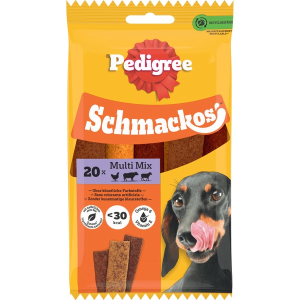 Pedigree Schmackos Vleesstrips Hondensnacks 20 Stuks image 1