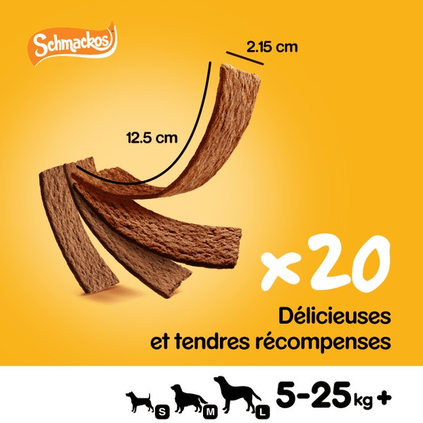 PEDIGREE Schmackos Recompenses Multi pour Chien 20pcs 144g image 4