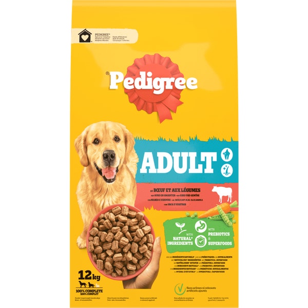 PEDIGREE® Sachet Adulte avec Bœuf et Légumes 12kg image 1