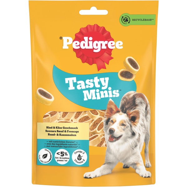 Pedigree® Tasty Mini's Cheesy Bites 140g image 1