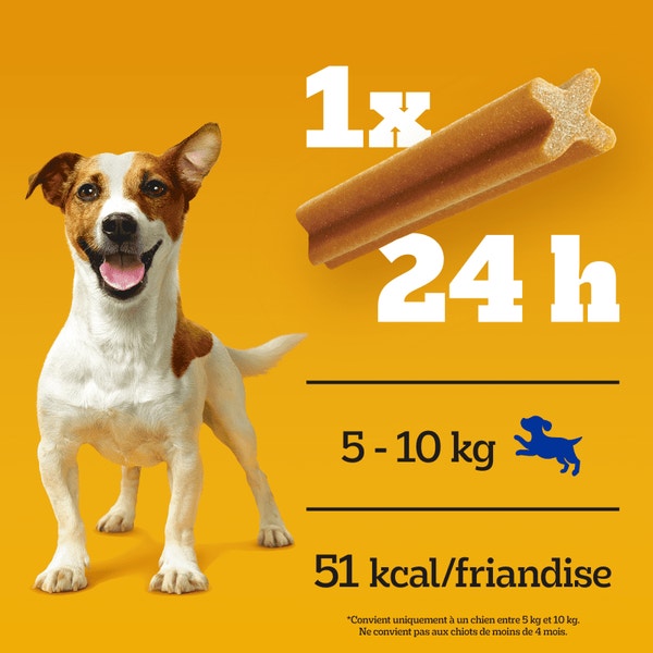 PEDIGREE Dentastix Bâtonnets hygiène bucco-dentaire pour petit chien 56x 880g image 2