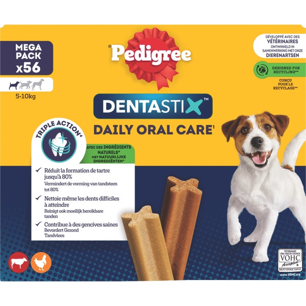 Pedigree® DENTASTIX Daily Care Klein multipack x56 Stuks image 1