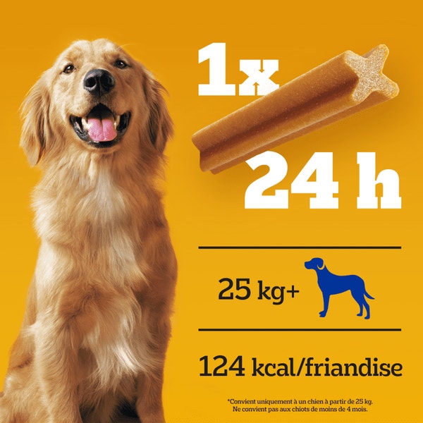 PEDIGREE Dentastix Bâtonnets hygiène bucco-dentaire pour grand chien 56x2,160g image 2