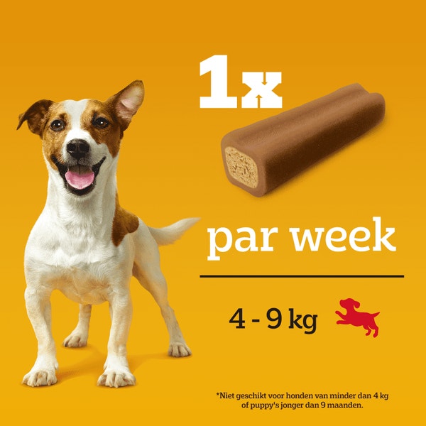 PEDIGREE® JUMBONE™ Bag Mini met Gevogelte en Lamssmaak 4 Stuks image 2