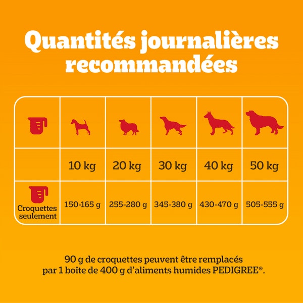 PEDIGREE® Sachet Adulte au Bœuf et aux Légumes 3x3kg image 2