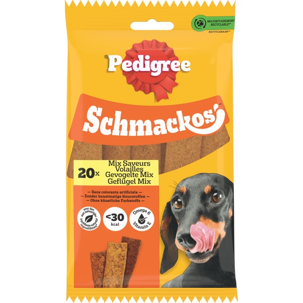 Pedigree® Schmackos Kippensnack voor honden 20 stuks image 1