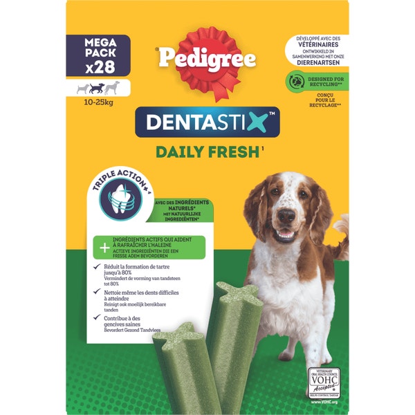 Pedigree® Dentastix™ Daily Fresh Care Medium Multipack 28 Stuk image 1